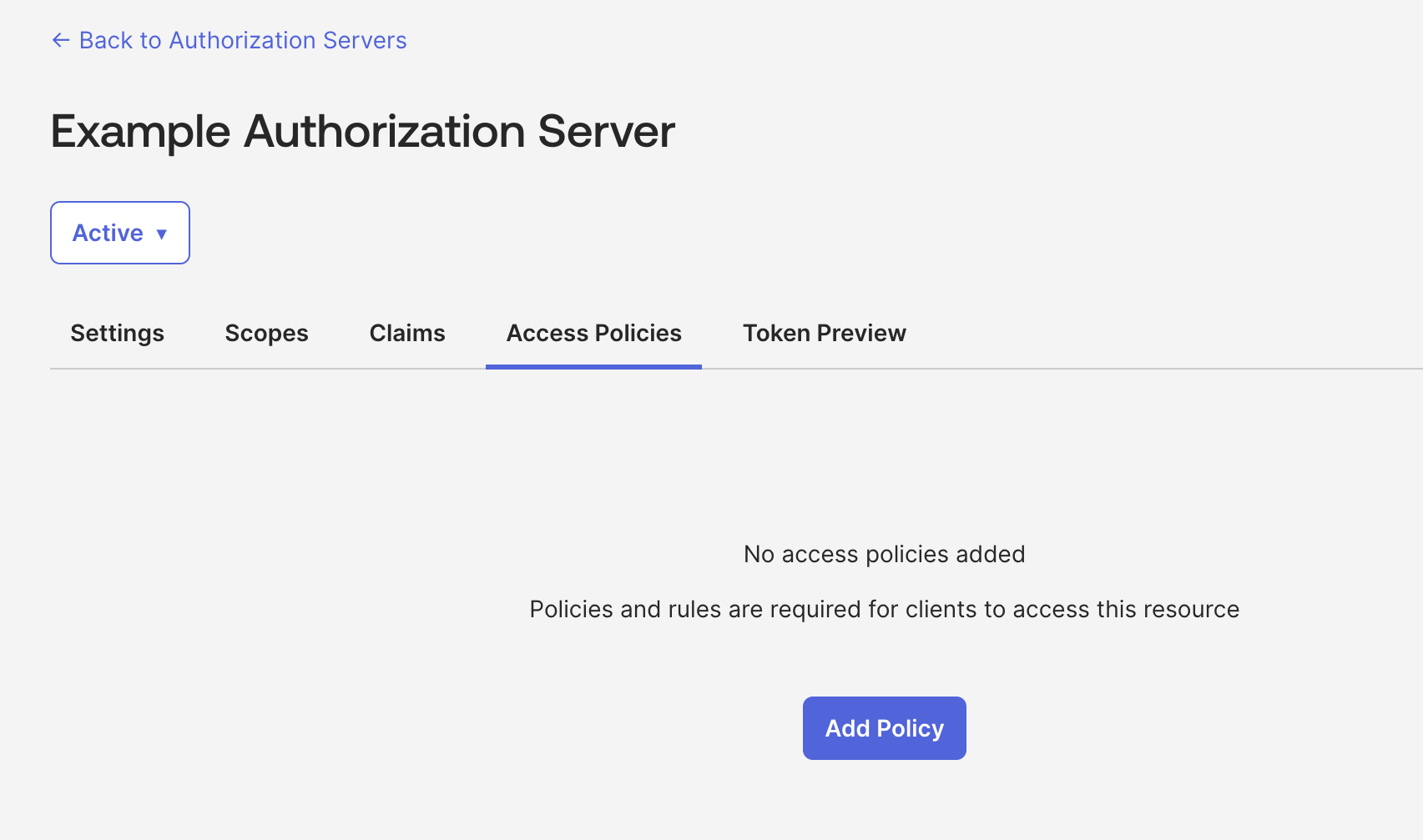 Example Authorization Server