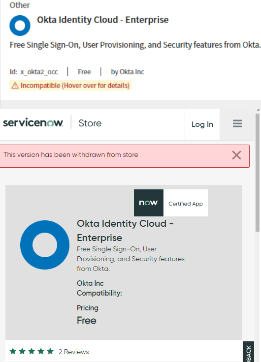 ServiceNow Plugin Error