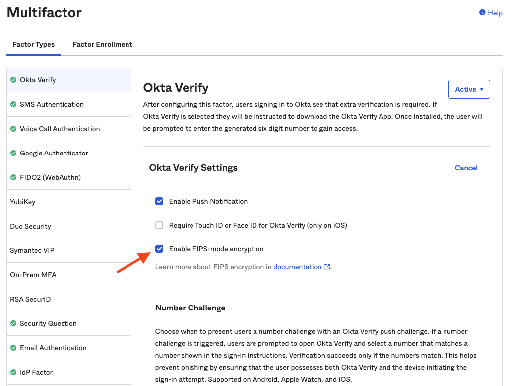 Enable FIPS-mode encryption