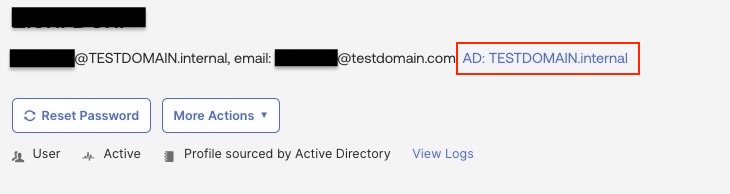 user profile