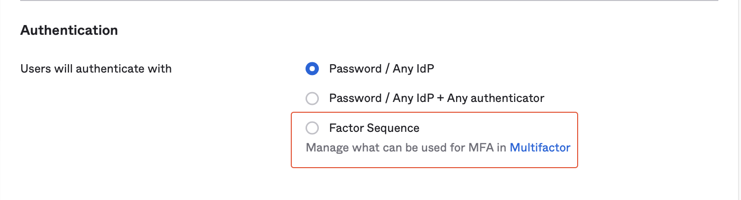 Factor Sequence