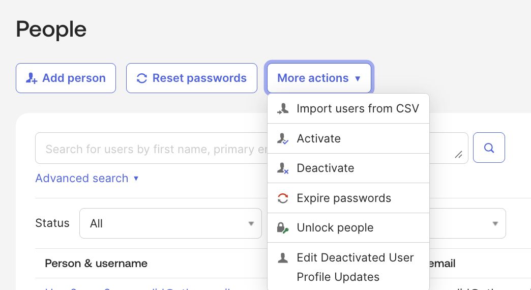 Edit Deactivated User Profile Updates.