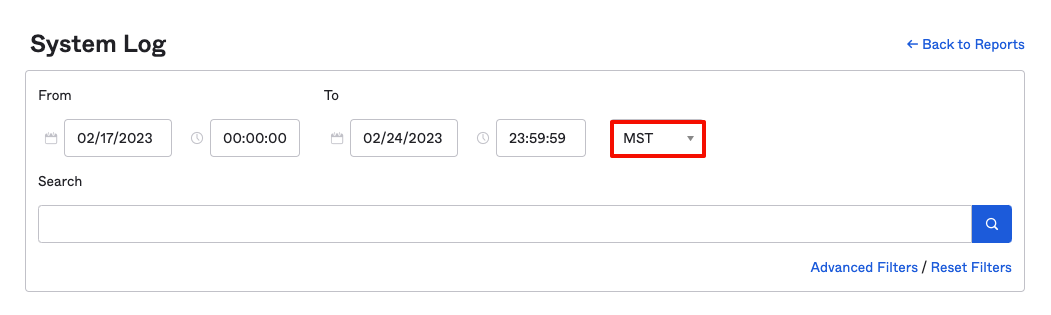 Okta Support - How to Select Time Zone Within the Okta System Log