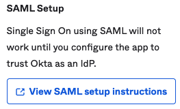 SAML Setup