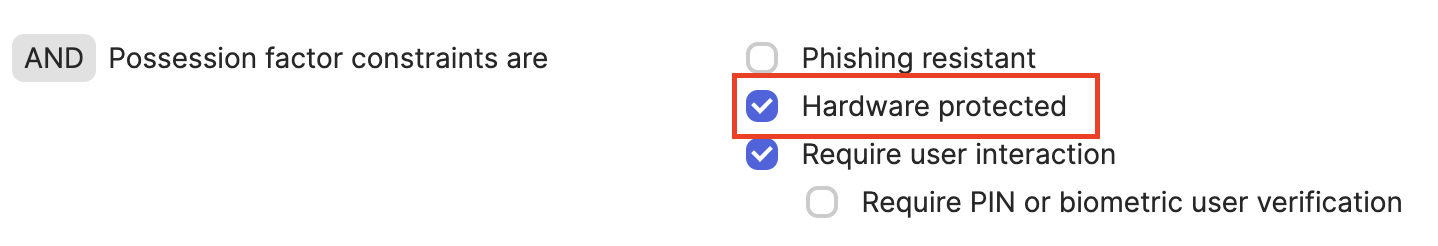 hardware protected constraint