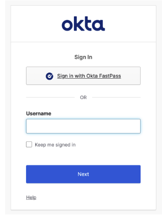 Okta FastPassでサインインする