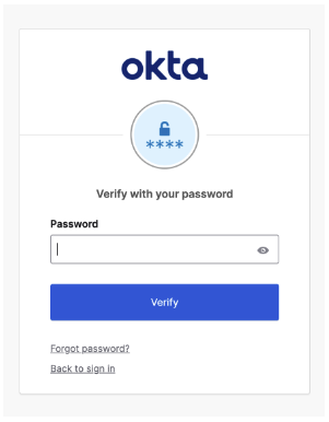パスワードで確認する