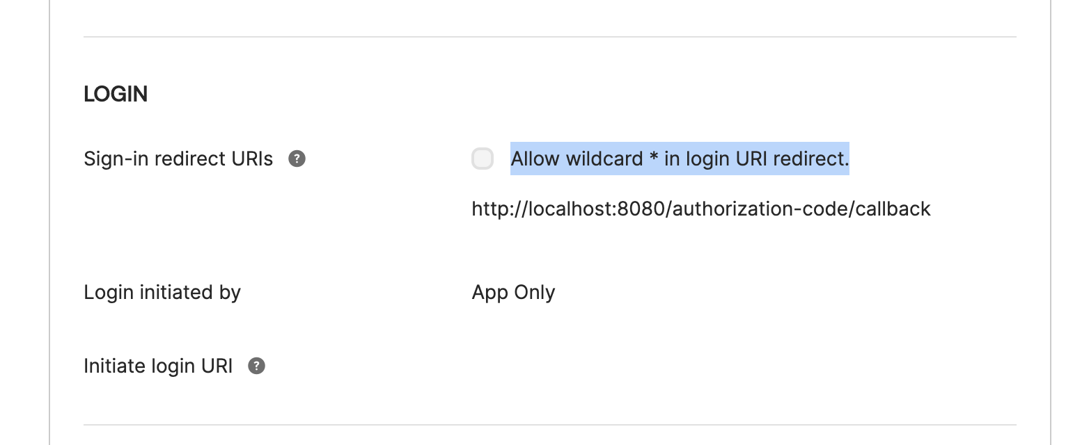 Allow wildcard * in login URI redirect