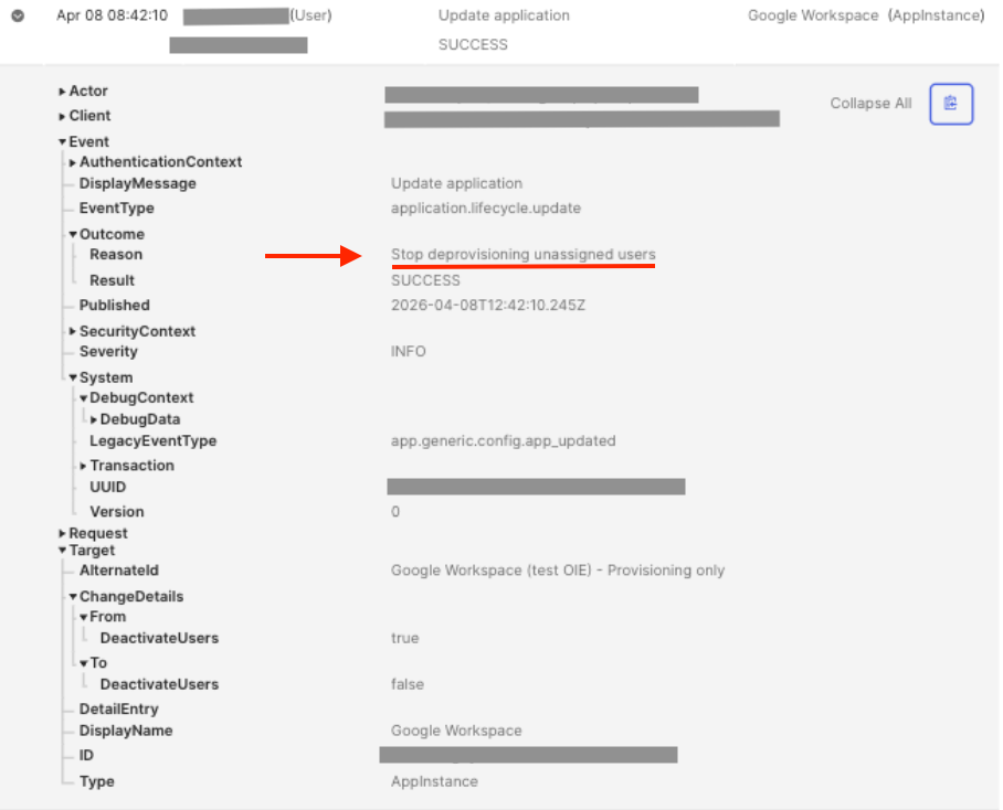 System log