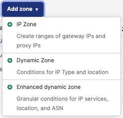 Add Zone Enhanced Dynamic Zone
