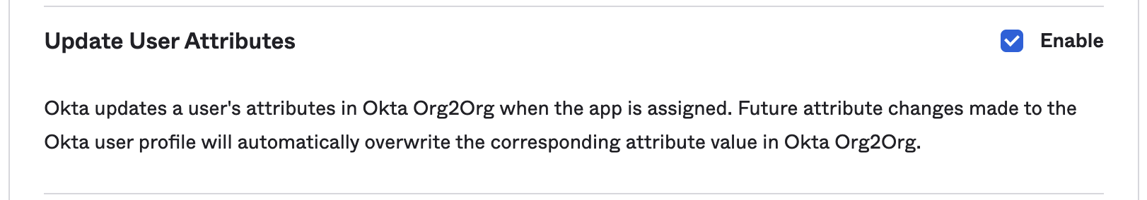 Update User Attributes