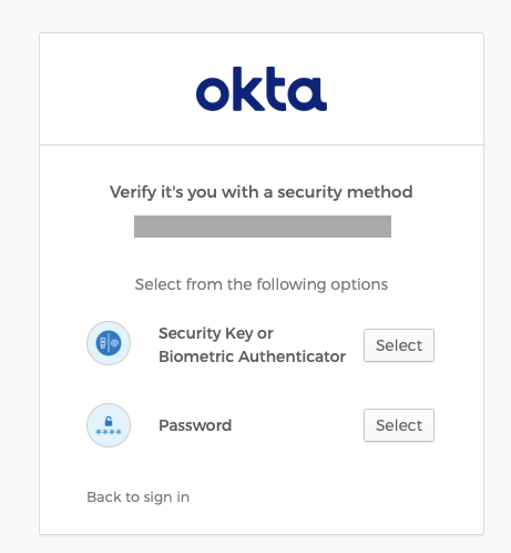 Okta verify