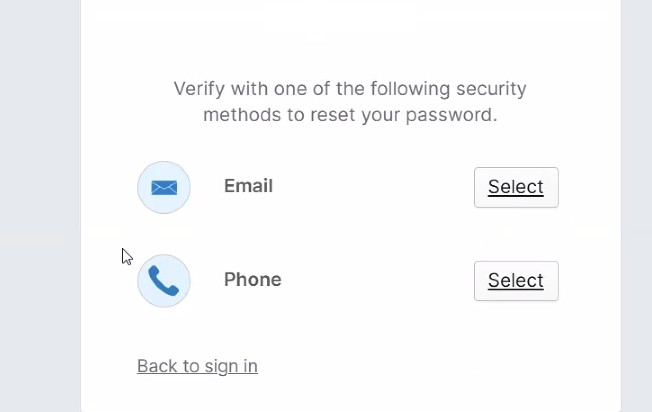 Security Methods