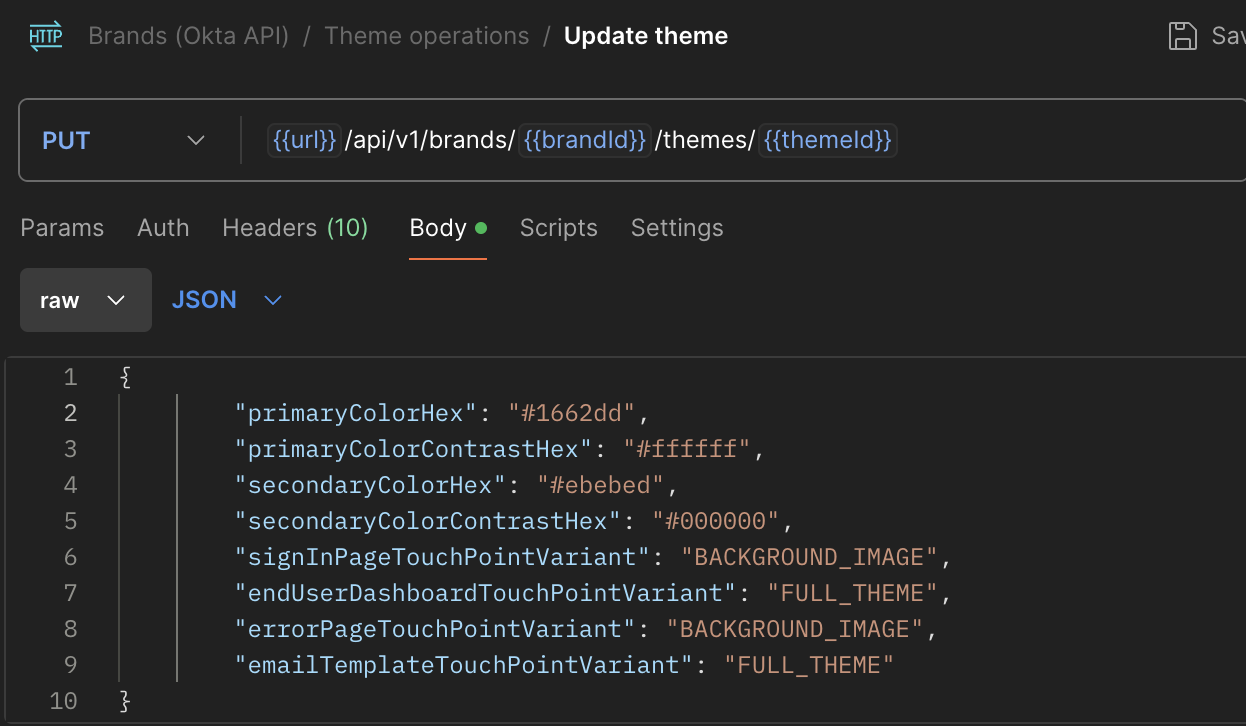 theme update request