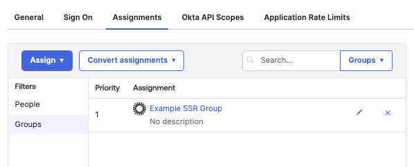 Assignments