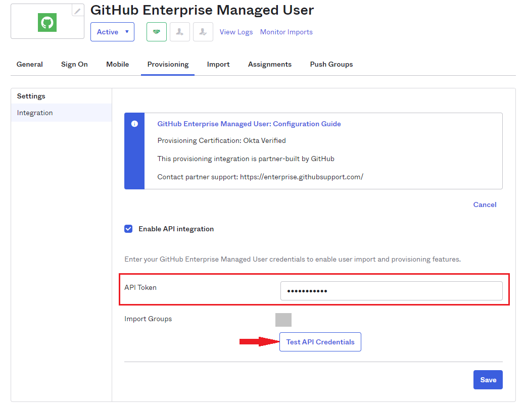 Provisioning app