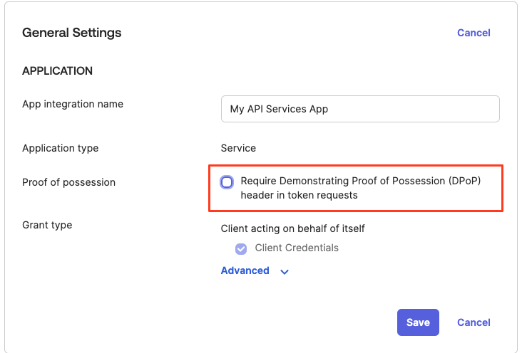 General Settings