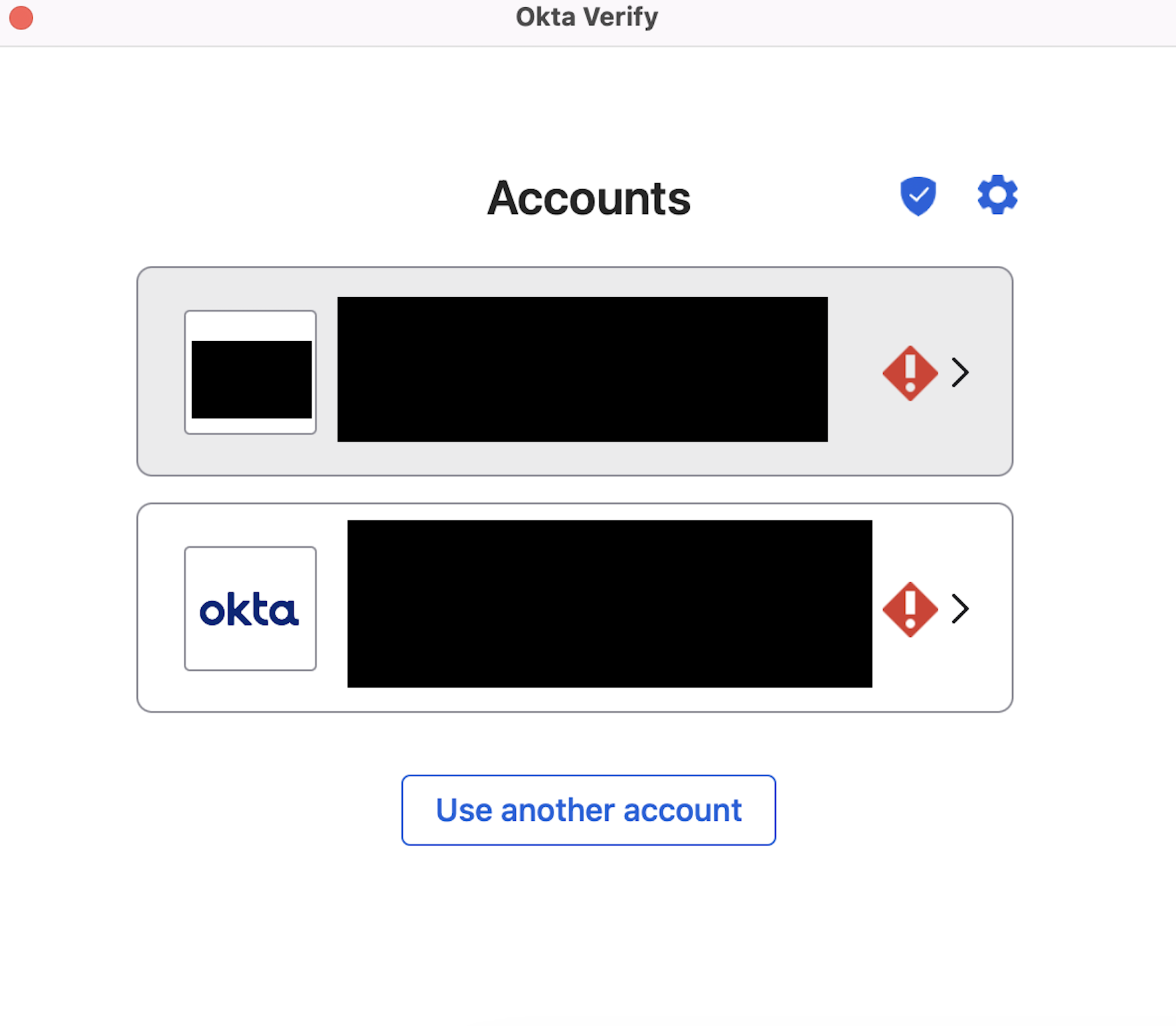 Okta verify app