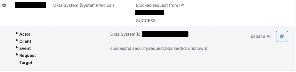 System Logs Event