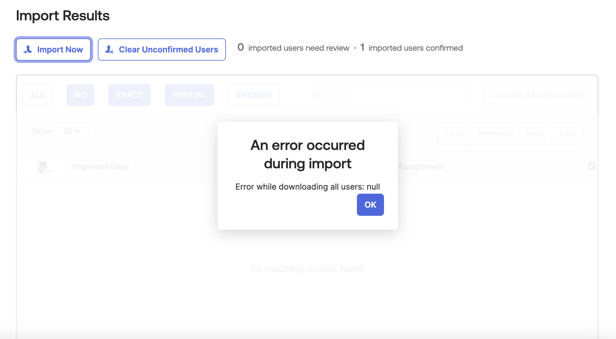 Import error