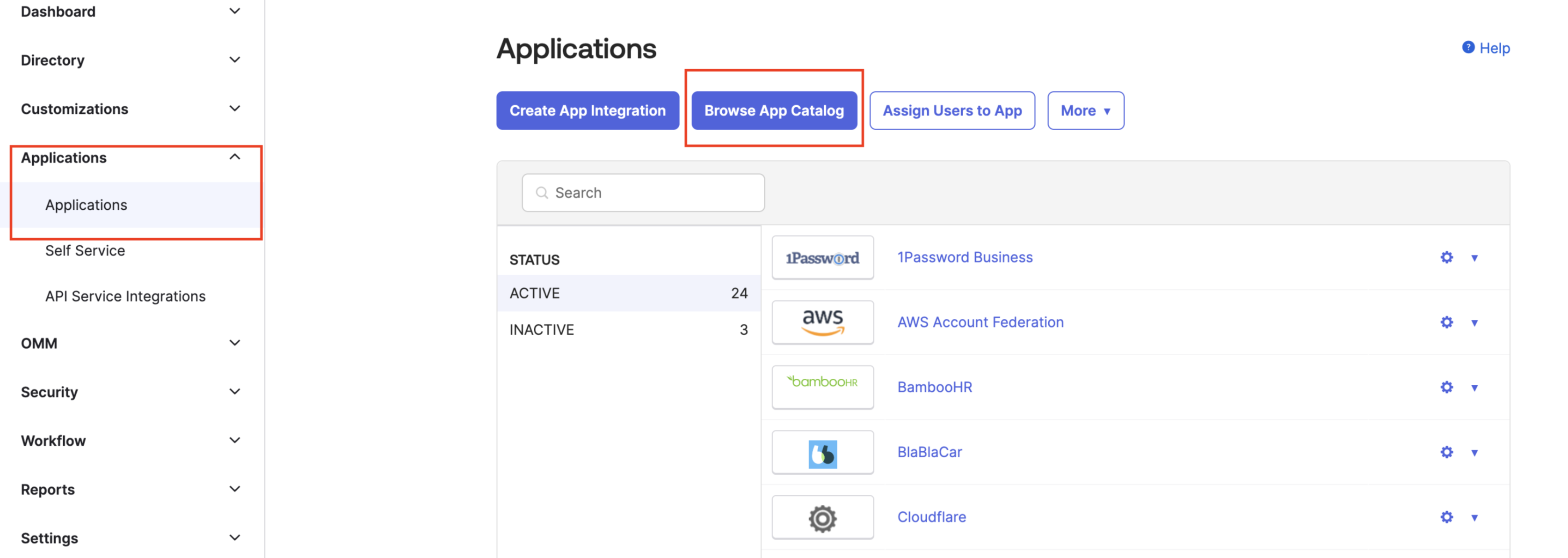 Browse App Catalog