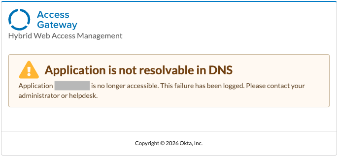 OAG Error