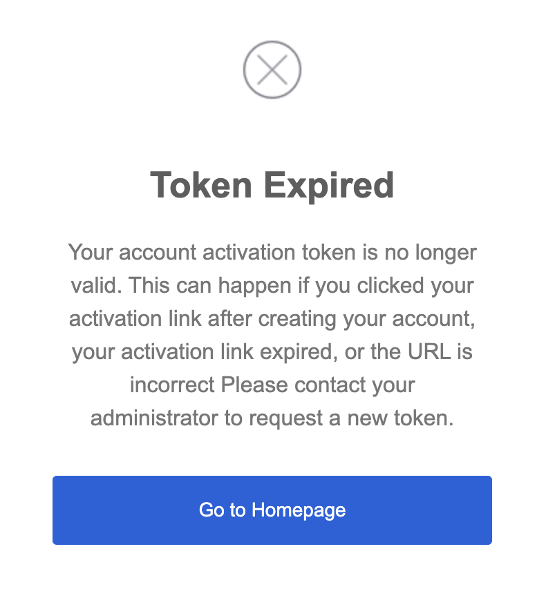 Token Expired