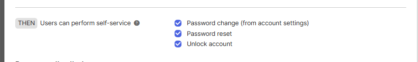 THEN User can perform self-service（ユーザーは次をセルフサービスで実行可能）