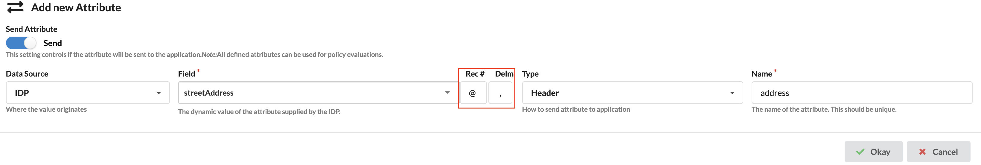 Add new attribute