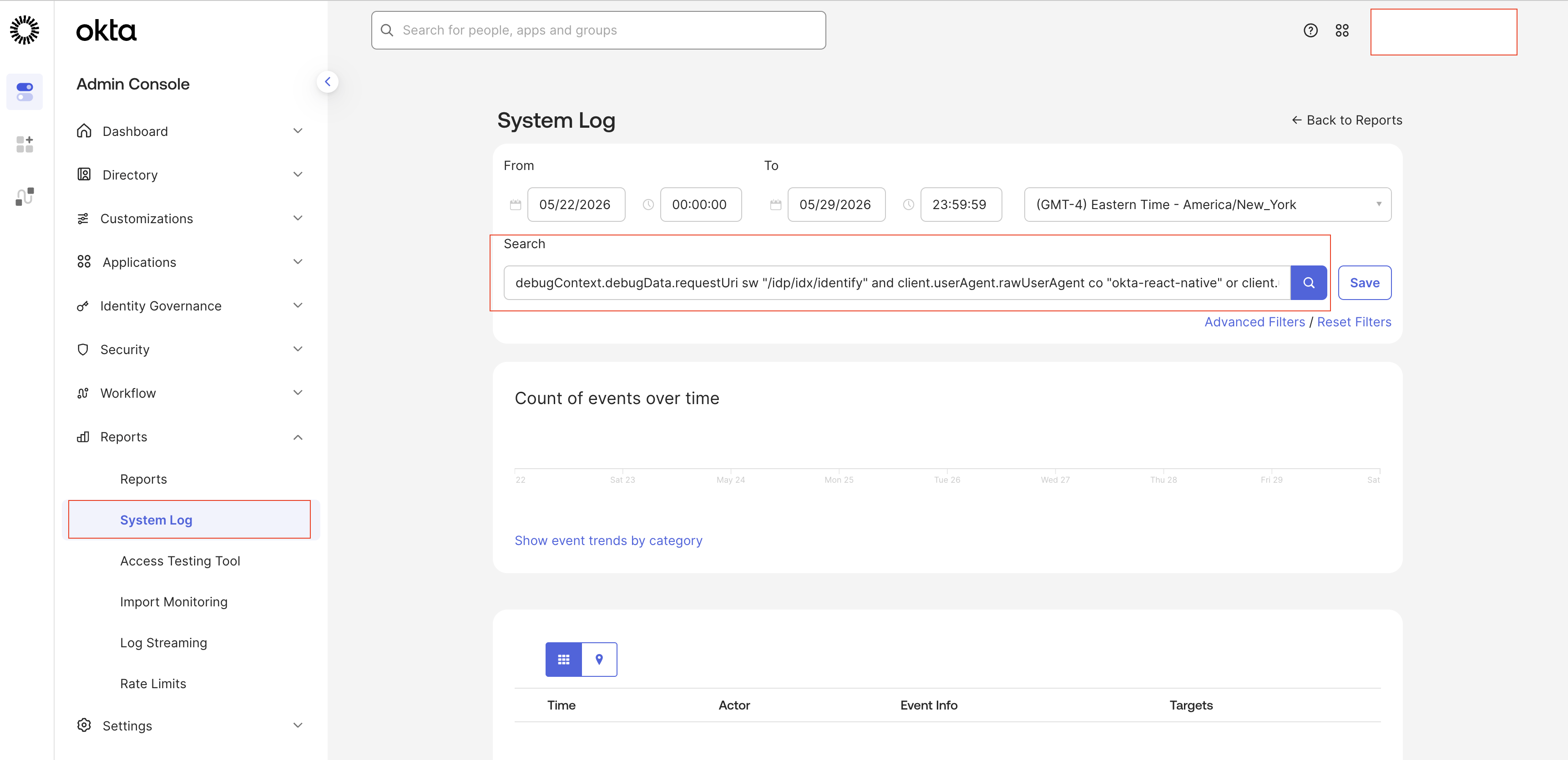 System log