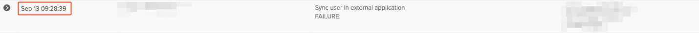 Sync user in external application
