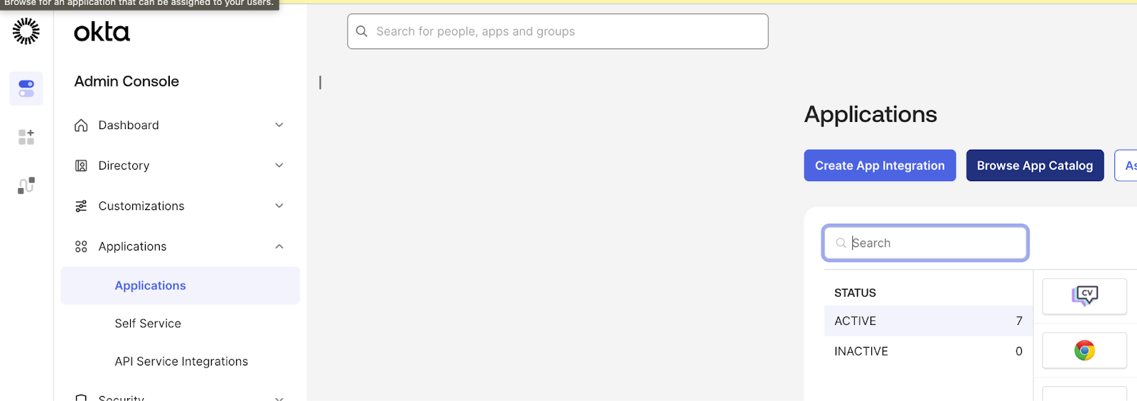 Browse App Catalog