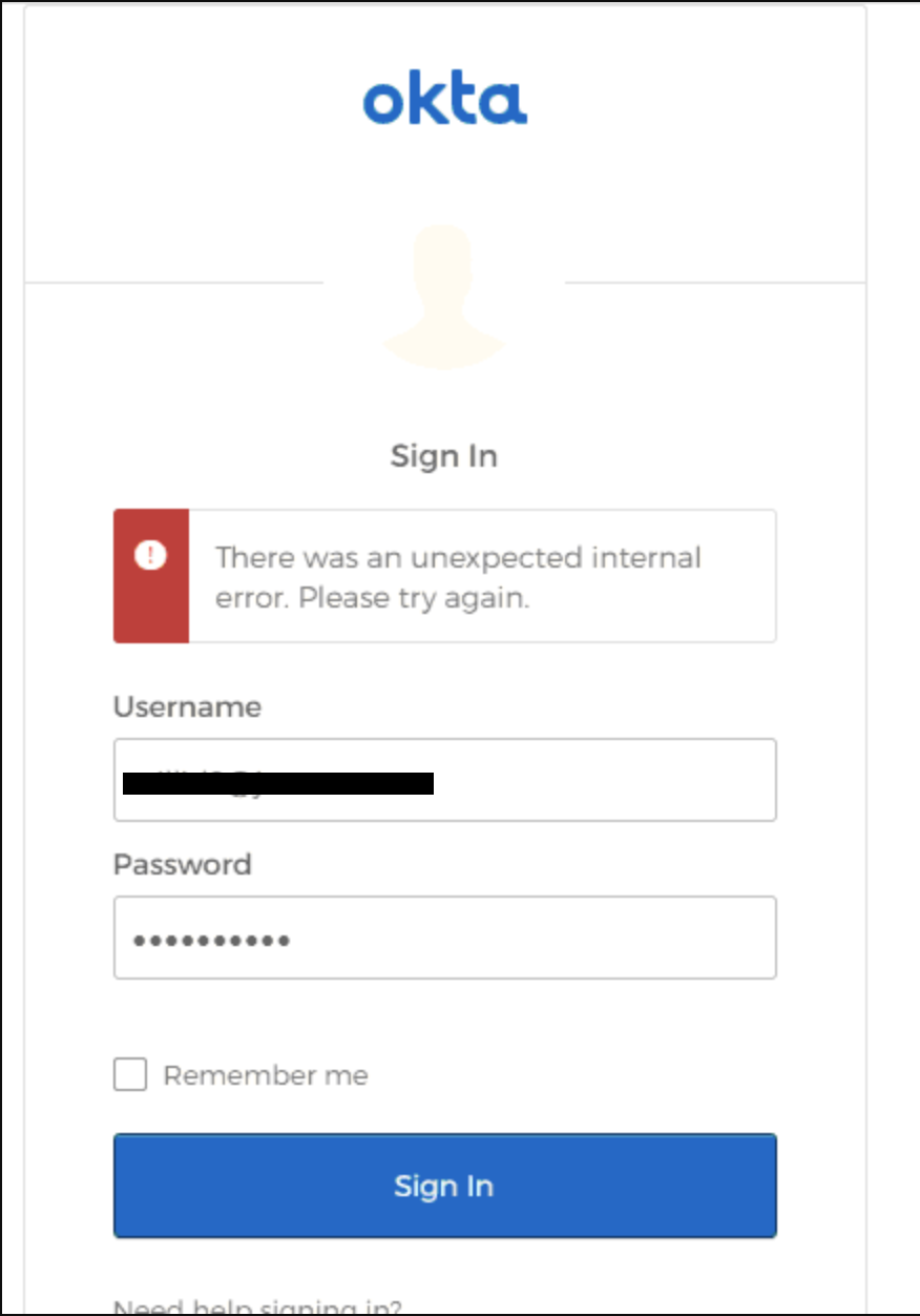 Error Message