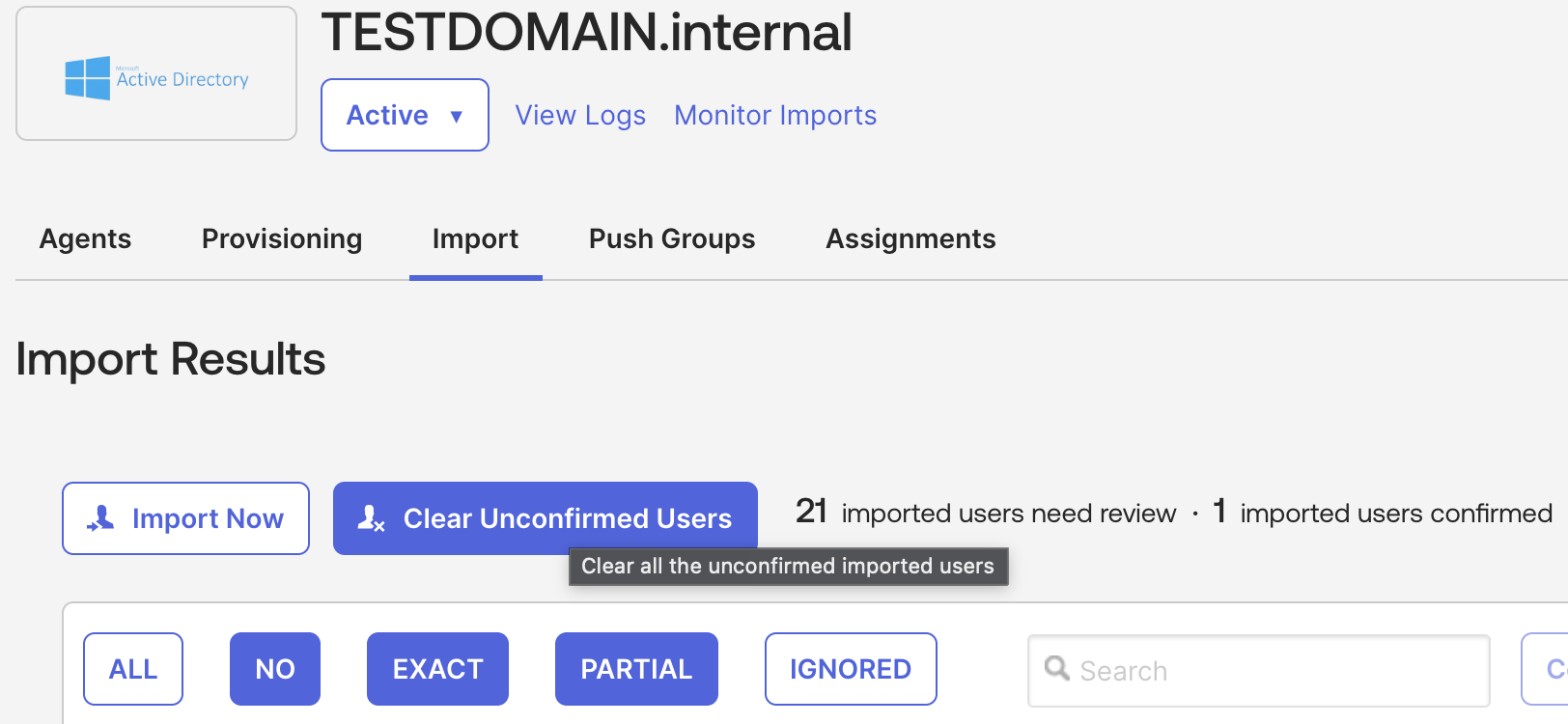 Clear Unconfirmed Users