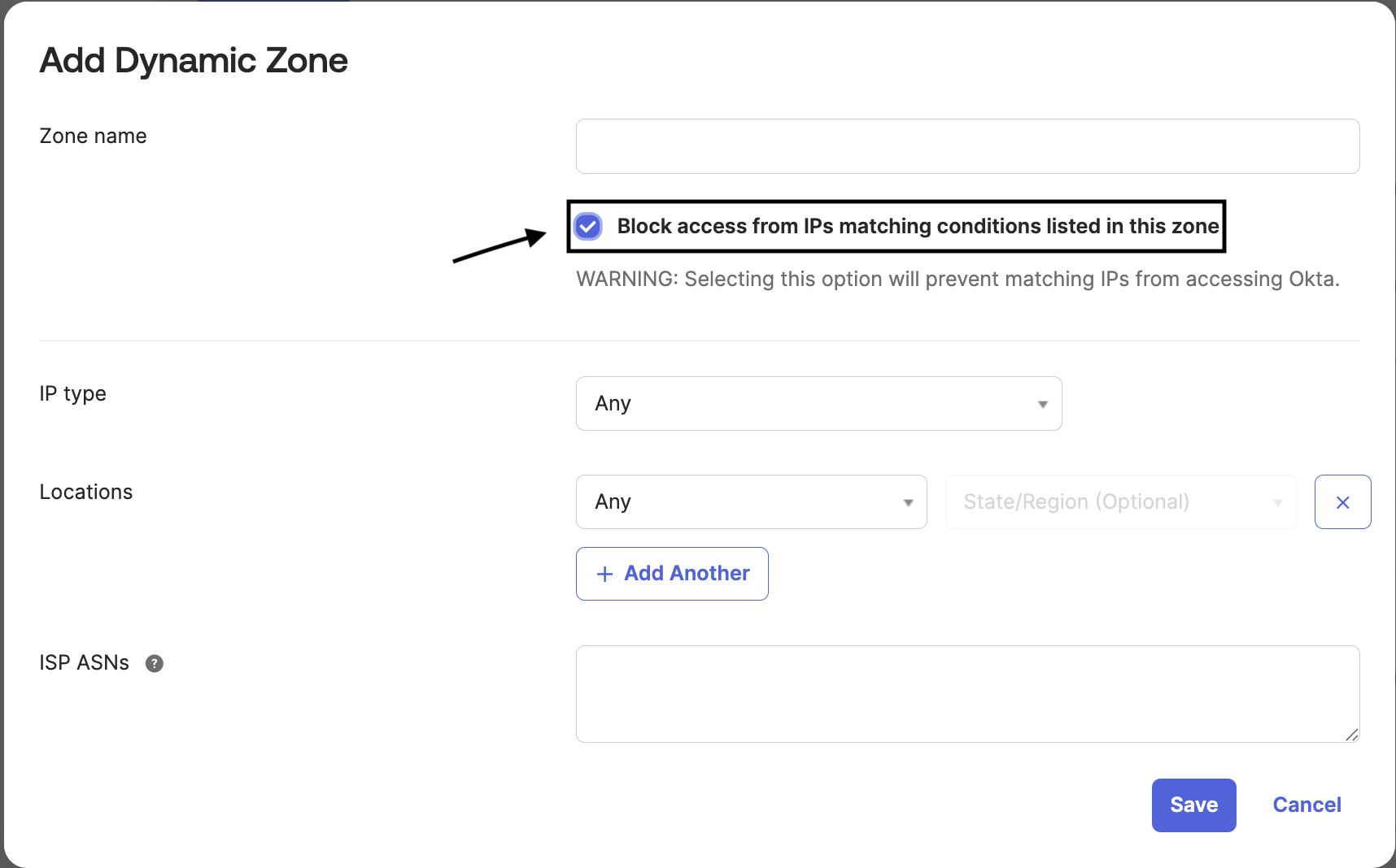 Add dynamic zone