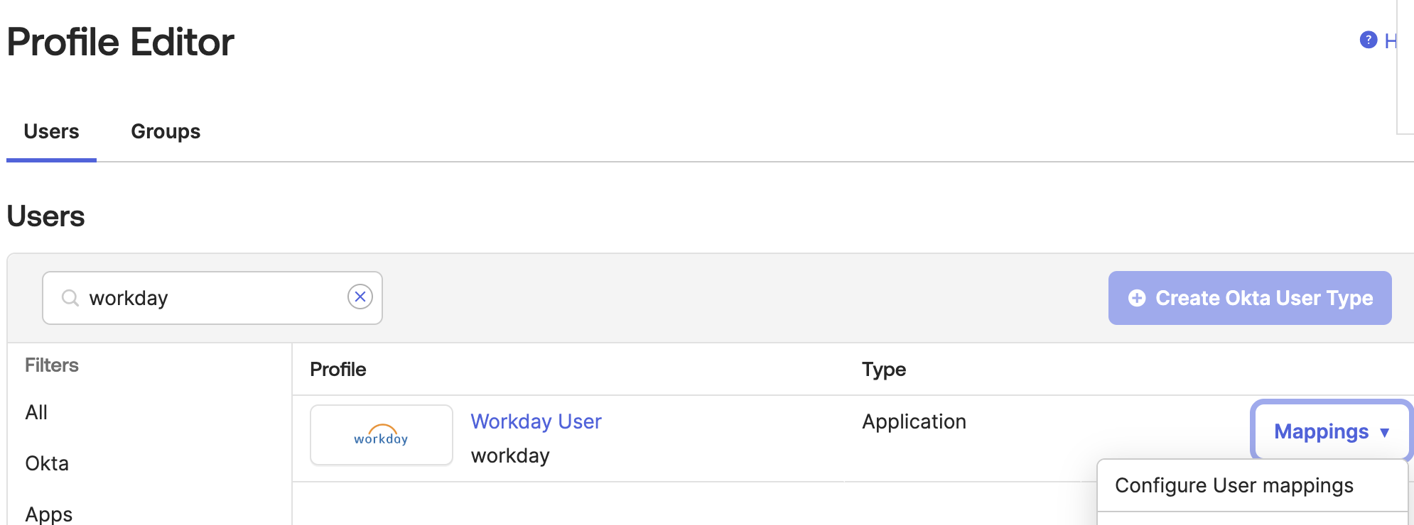 Profile editor