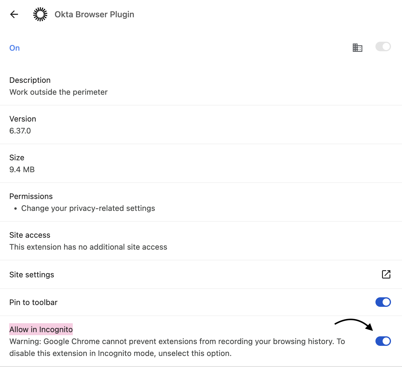 Okta Browser Plugin