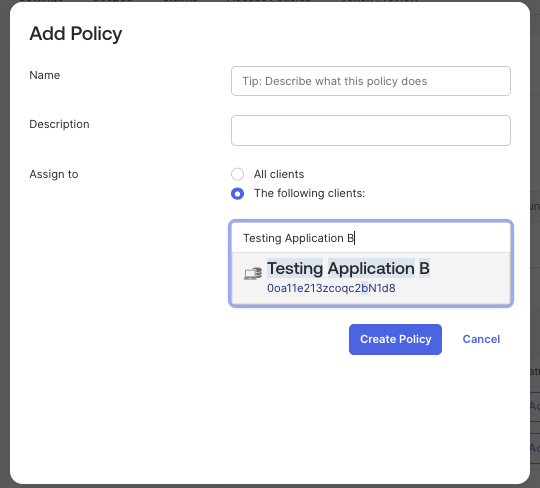 Add Policy