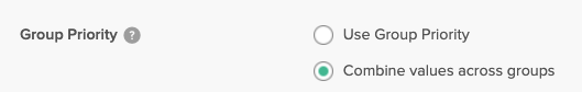Group Priority