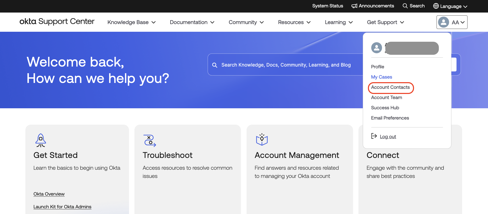 Account Contacts
