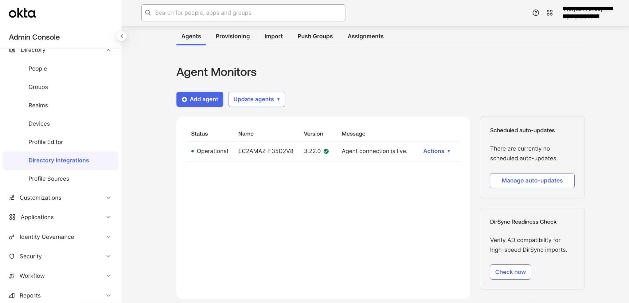 Directory integrations