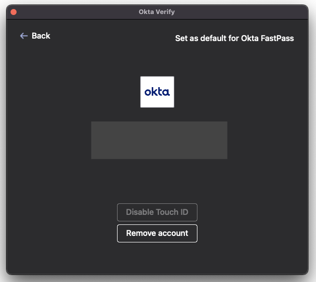 Okta verify