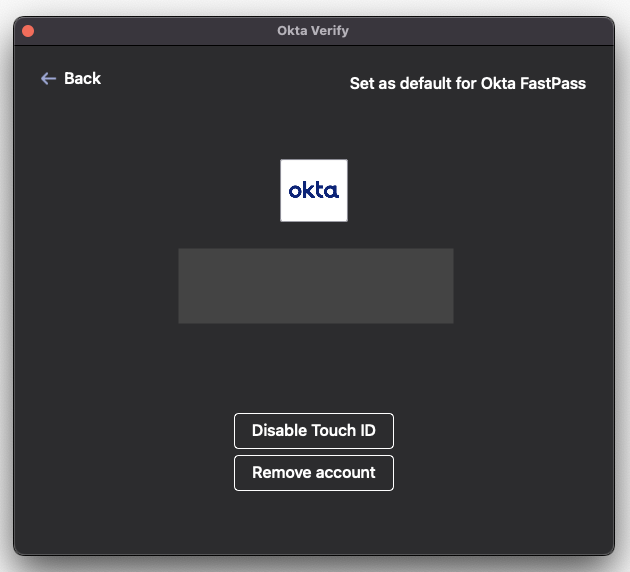 Okta verify