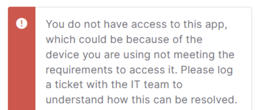 device management error