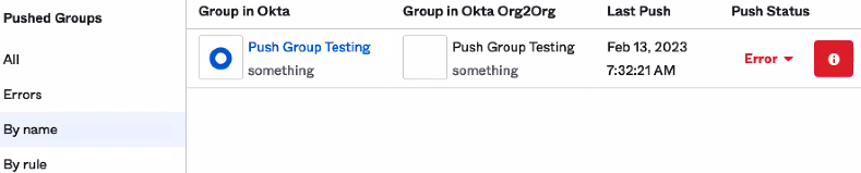 Group push