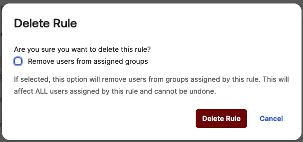 Delete Rule