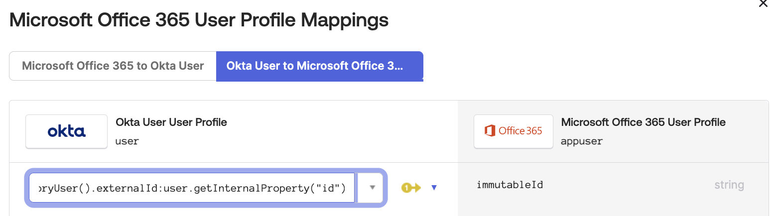 User Profile Mappings