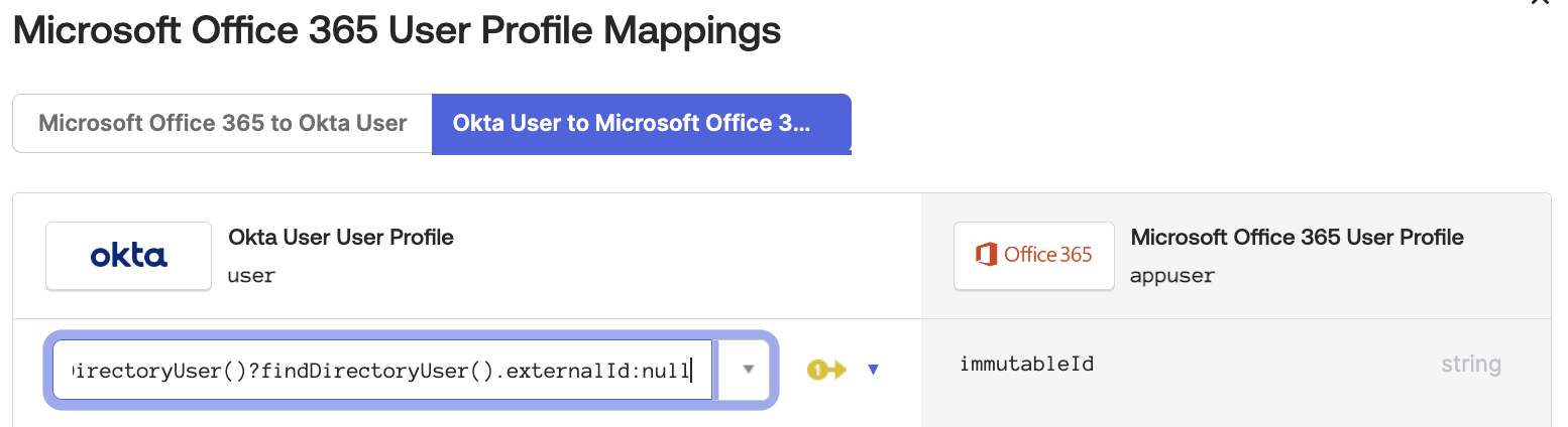 User Profile Mappings