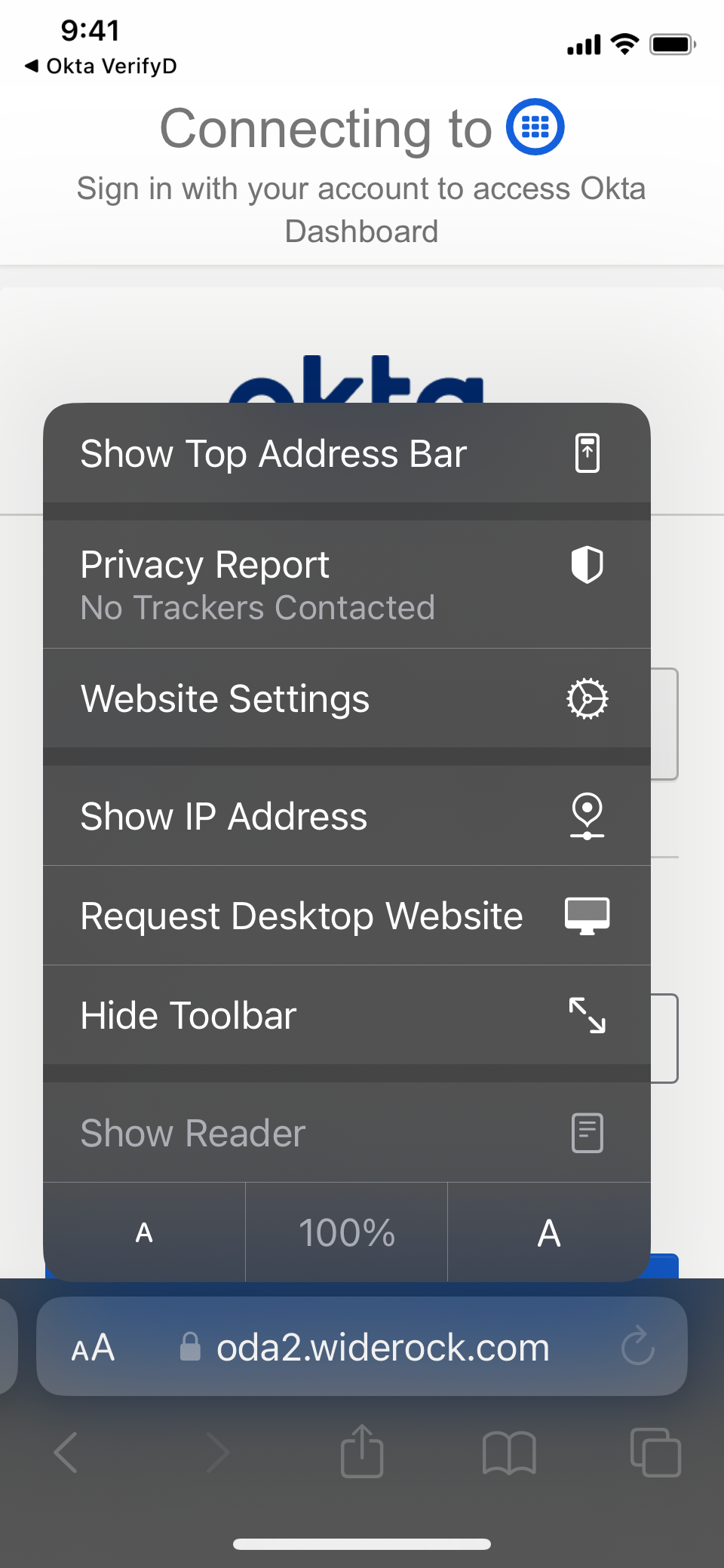 Example of workaround iCloud Private Relay