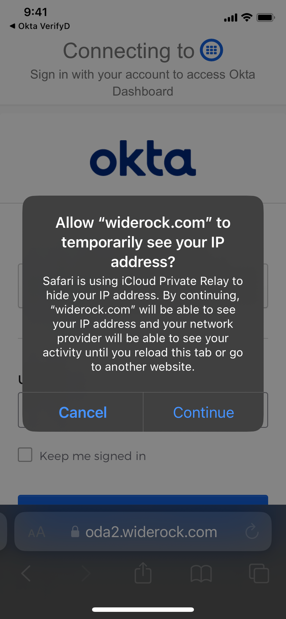 Workaround iCloud Private Relay